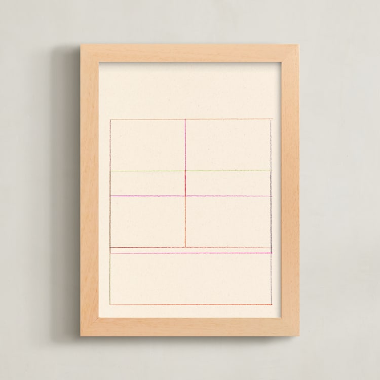 "Windows 2" - Art Print in Clear by Sumak Studio - Framed