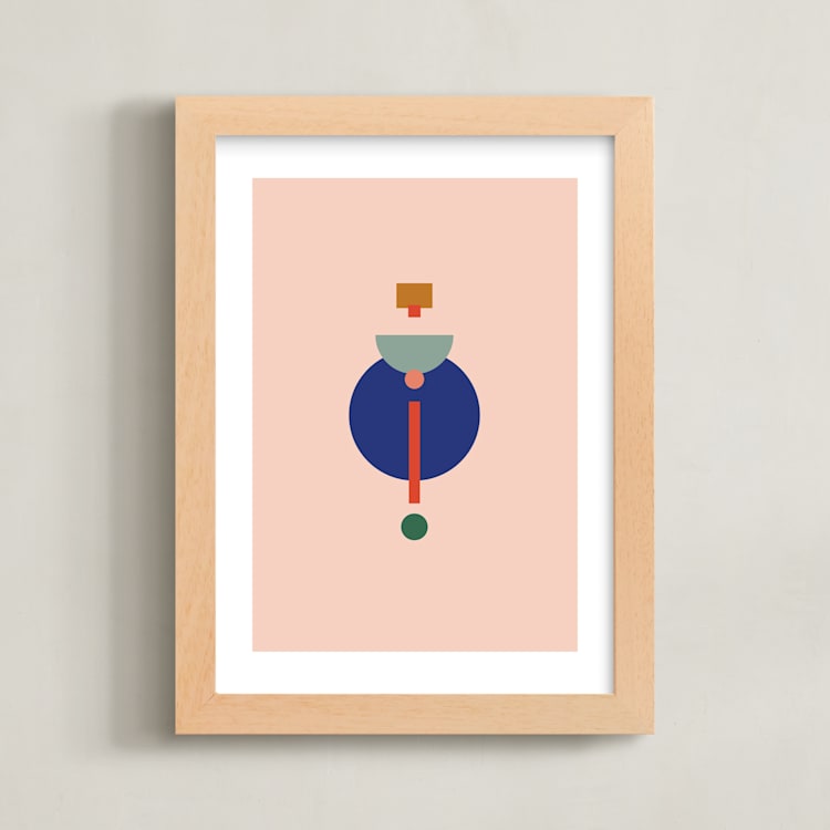 "Les Allemandes II" - Art Print in Happy by Alex Roda - Framed