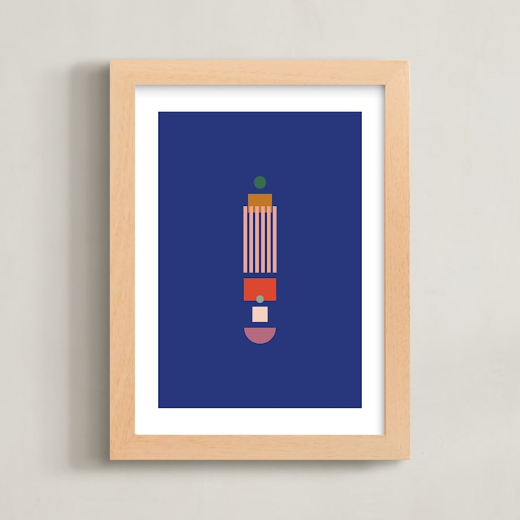 "Les Allemandes III" - Art Print in Happy by Alex Roda - Framed