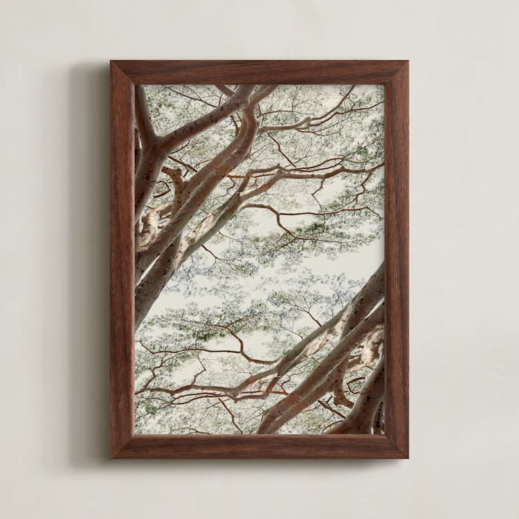 "Tapestry I" - Art Print in Woodland Green by Alicia Abla - Framed