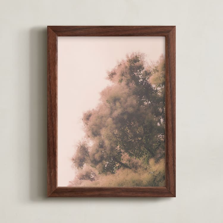 "Plume 2" - Art Print in Blush by LindseyErin - Framed
