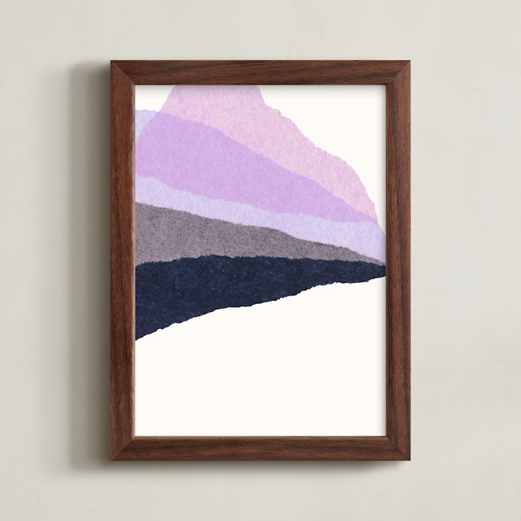 "divergent journey II" - Art Print in day dream by Carrie Moradi - Framed
