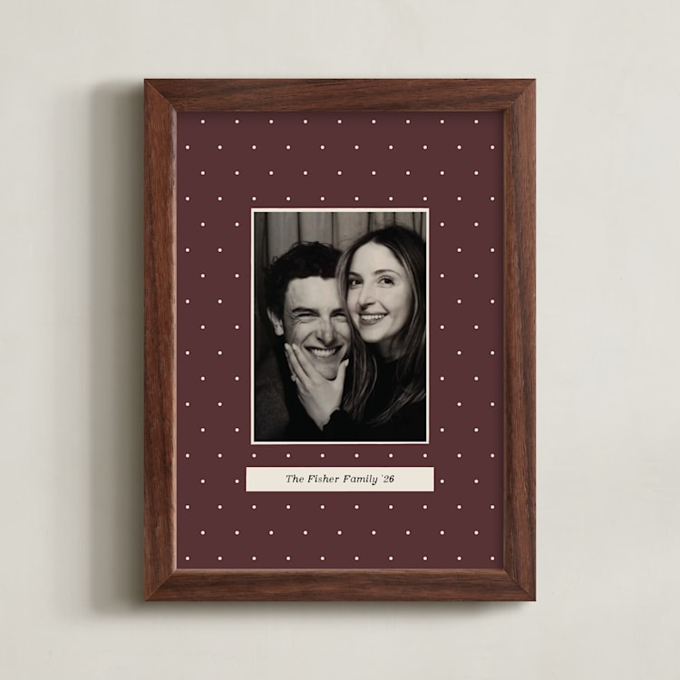 "Framed Photo: New Day" - Framed Photo in Plum by Ani Somi - Framed