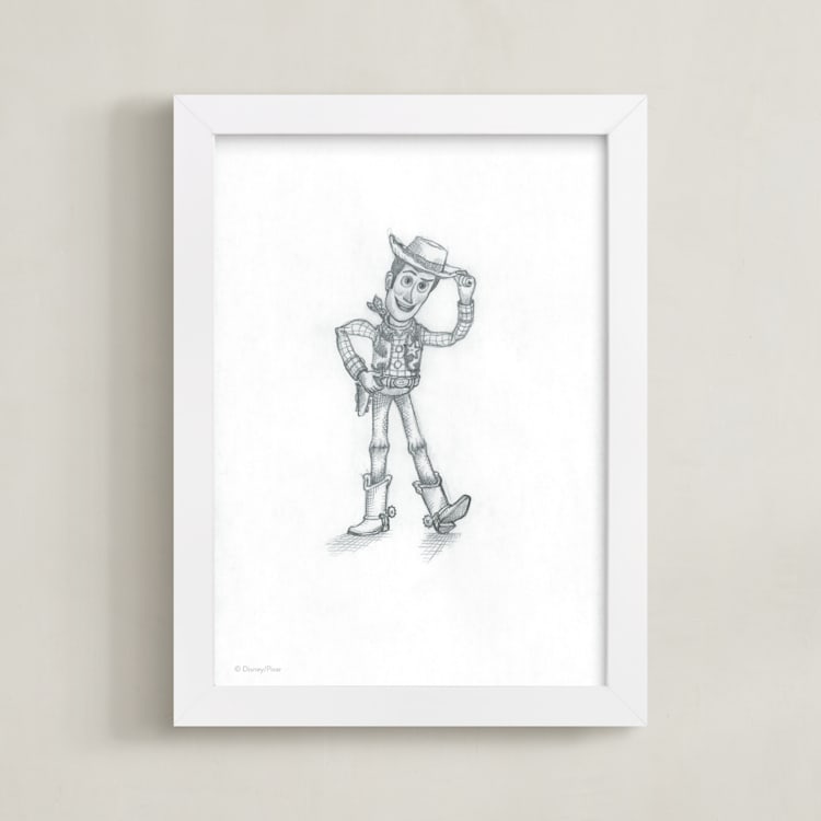 "Disney Pixar's Toy Story In Pencil II" - Art Print in Pencil by Anna Black - Framed