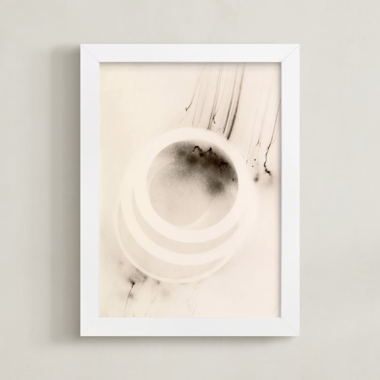 "transposed moment" - Art Print in Sepia by raven erebus - Framed