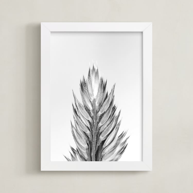 "Proudly There" - Art Print in Ash by Grzegorz Drachal - Framed