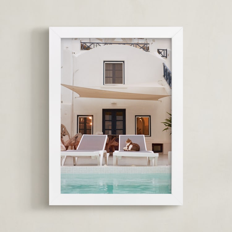 "The Good Life" - Art Print in Warm Film by Khariza Rae - Framed