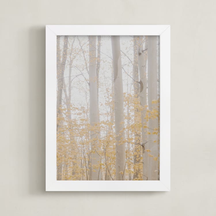 "Be Still II" - Art Print in Autumn by Robin Ott - Framed