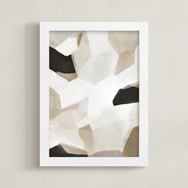 "Golden Hour" - Art Print in Golden by Melanie Severin - Framed
