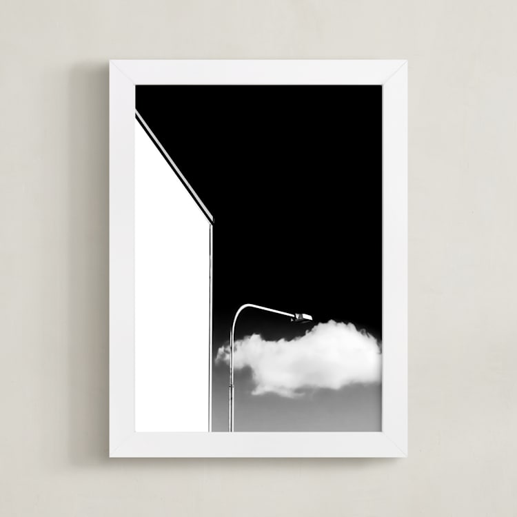 "Fyris 2" - Art Print in Black and White by Lisa Sundin - Framed