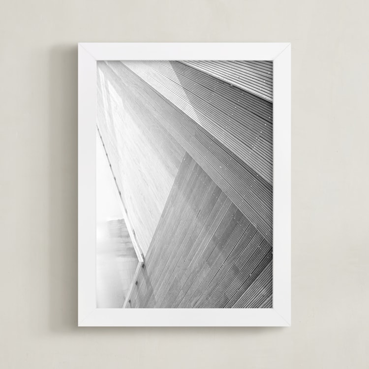 "Shades" - Art Print in Blends by Van Tsao - Framed