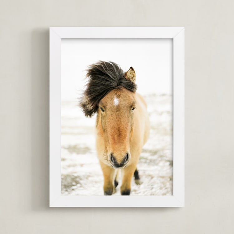 "All Is Quiet on Film" - Art Print in Honey by Jenni Kupelian - Framed