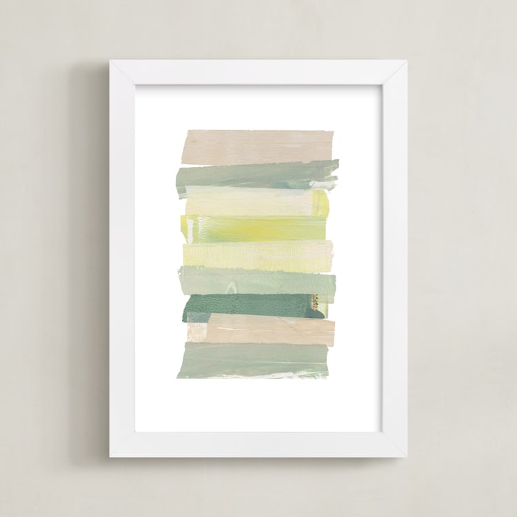 "lakeshore" - Art Print in lakeside by Sara Hicks Malone - Framed