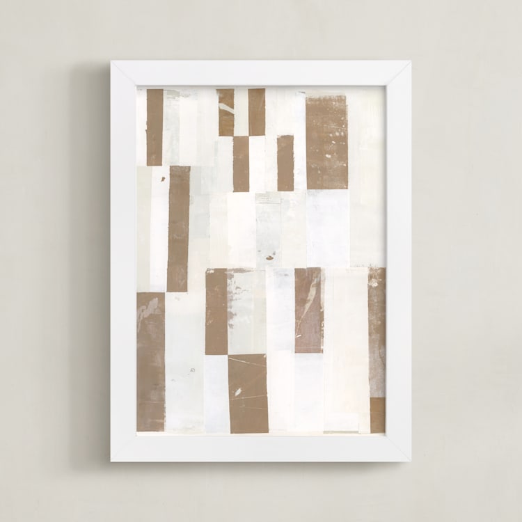 "skinny dip no. 1" - Art Print in sunkissed by Sara Hicks Malone - Framed