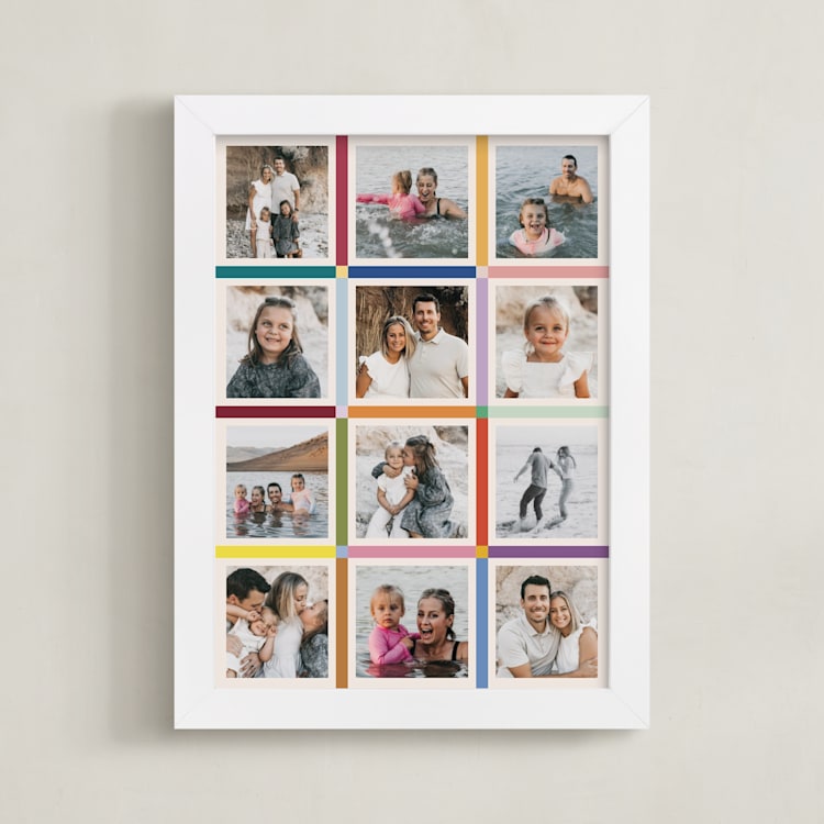 "Colorful Twelve Photo: Framed Photo" - Framed Photo in Rainbow by lulu and isabelle - Framed
