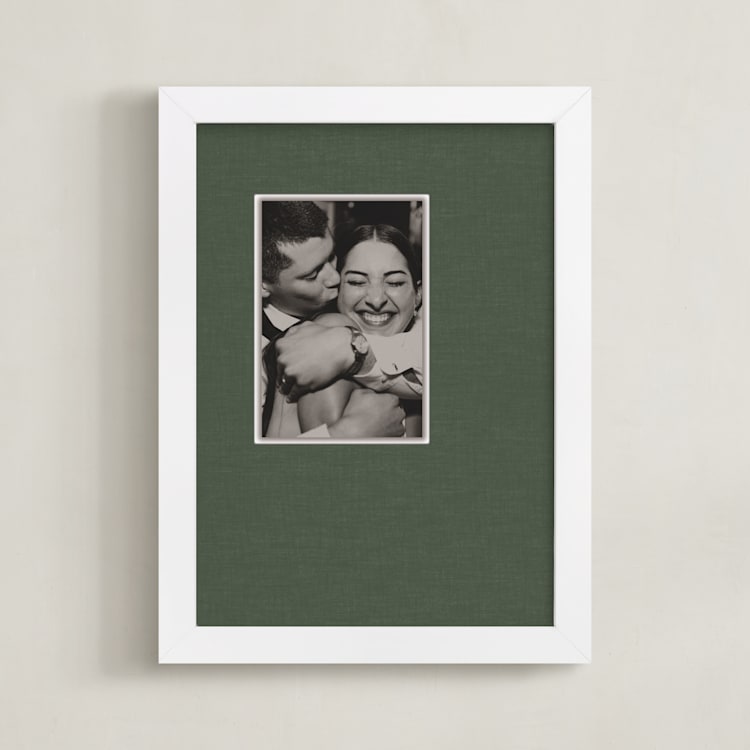 "offset" - Framed Photo in Fern by Annie Shapiro - Framed