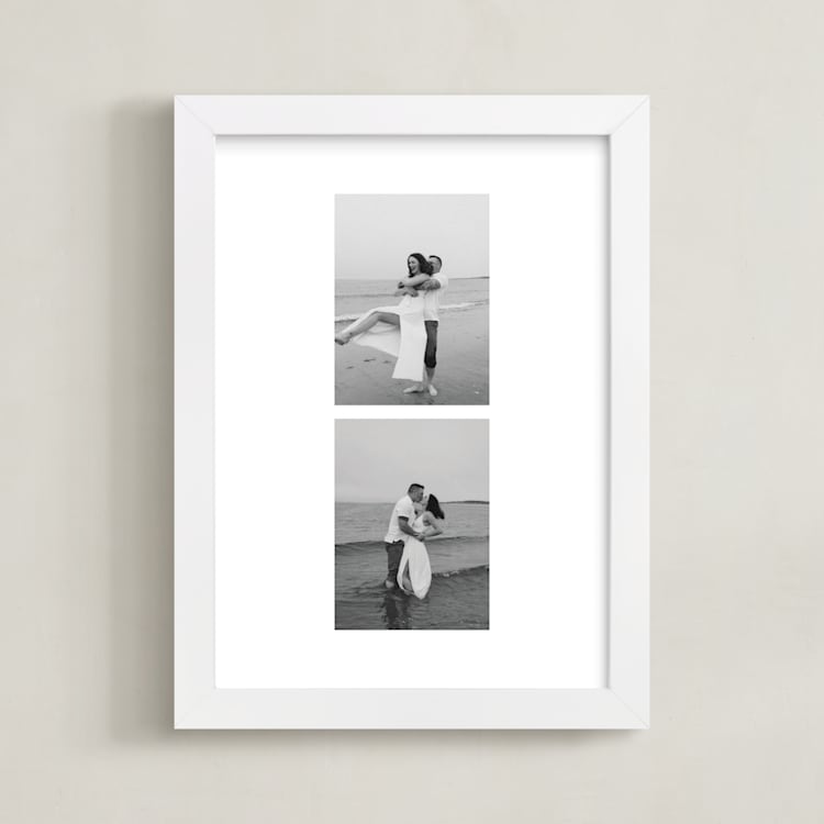 "Moments" - Framed Photo in Snow by Cass Loh - Framed