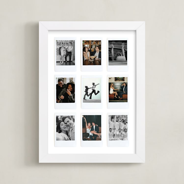 "Nine Photo: Portrait Framed Photo" - Framed Photo in Cloud by Olivia Kanaley Inman - Framed