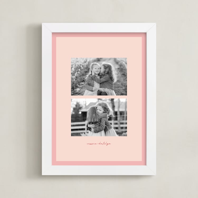 "Soft Hues Two Photo: Framed Photo" - Framed Photo in Blush by Blustery August - Framed