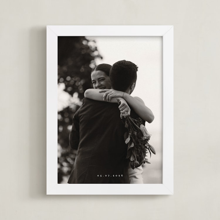 "Overlay: Portrait" - Framed Photo in Ivory by Pippa Shaw - Framed