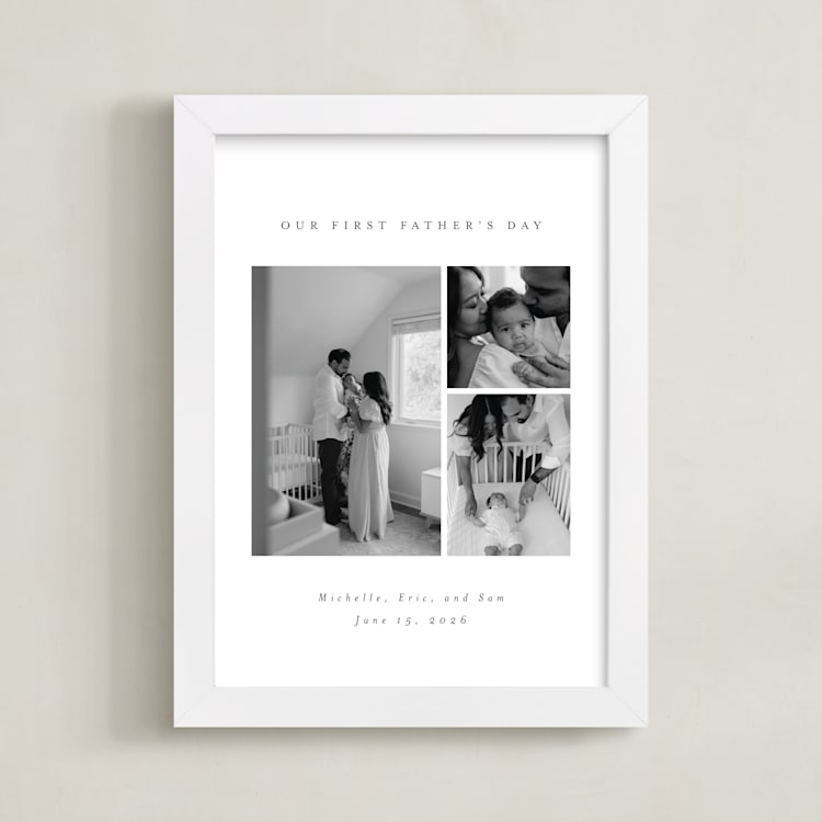 "Family Gallery: Portrait Framed Photo" - Framed Photo in Snow by Emily Sabol Goss - Framed