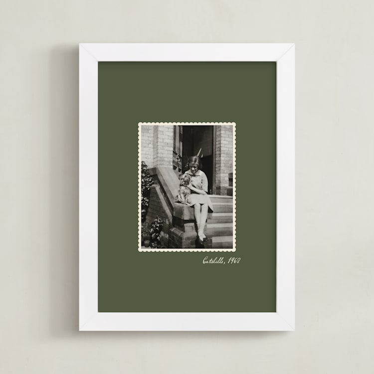 "Framed Photo: Old Time" - Framed Photo in Cactus by letterfix - Framed