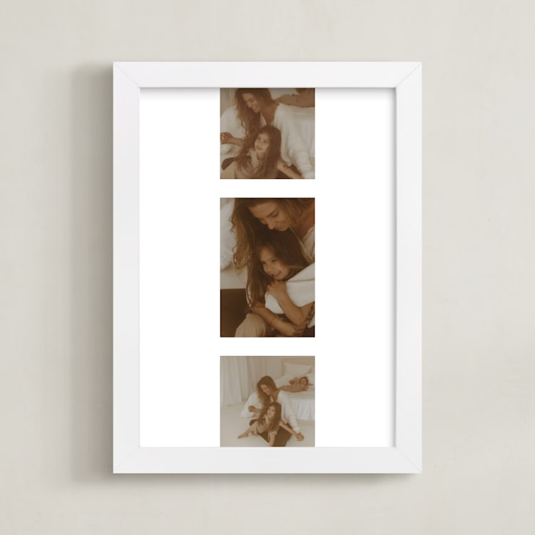 "Triple Gallery" - Framed Photo in Cotton by Angela Thompson - Framed
