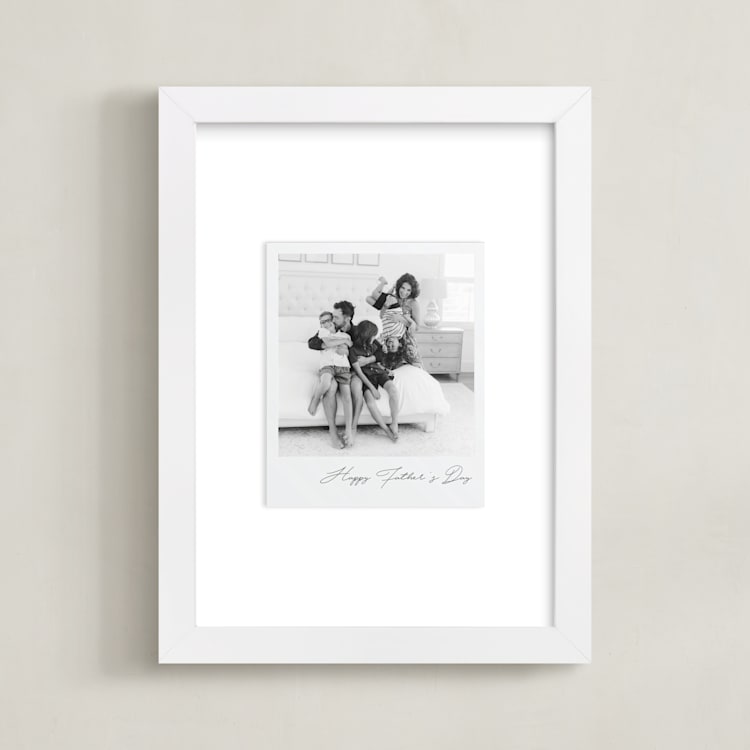 "Framed Photo: Classic Snap" - Framed Photo in Noir by Minted - Framed