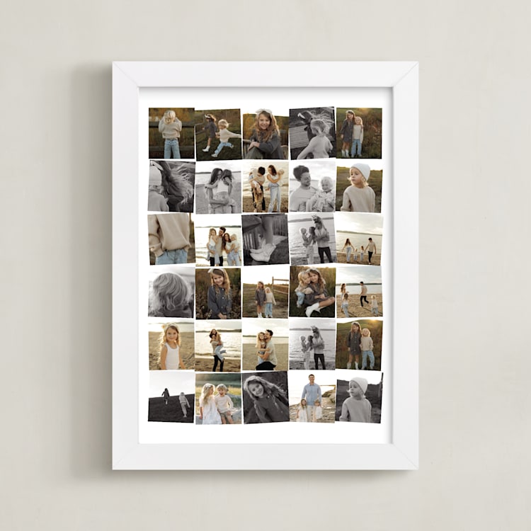 "Thirty Love" - Framed Photo in Vanilla by Inkblot Design - Framed