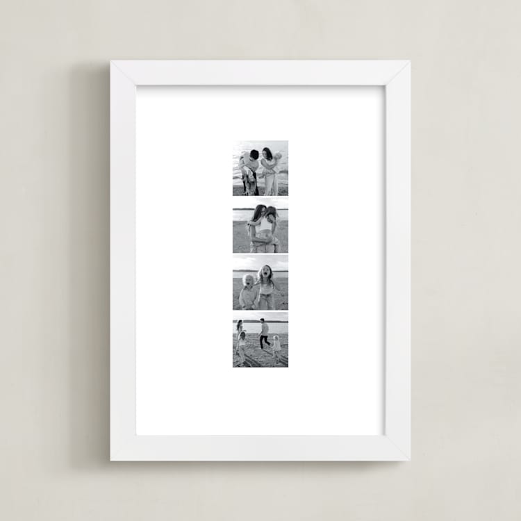 "Photo Strip: Framed Photo " - Framed Photo in White by Minted - Framed