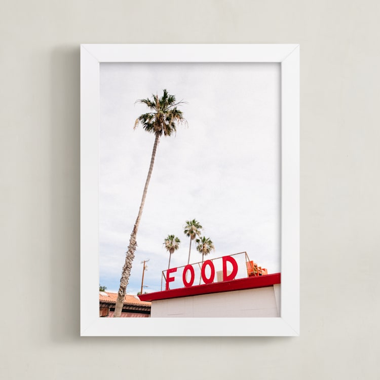 "Zuma Beach Malibu No. 7" - Art Print in Color by Kamala Nahas - Framed