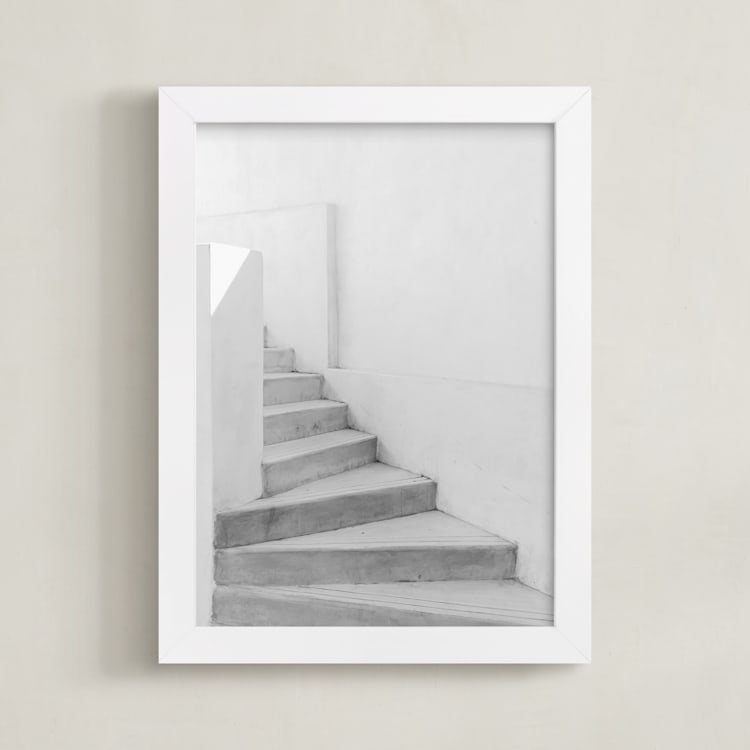 "Todos Santos III" - Art Print in White by Lindsay Ferraris Photography - Framed