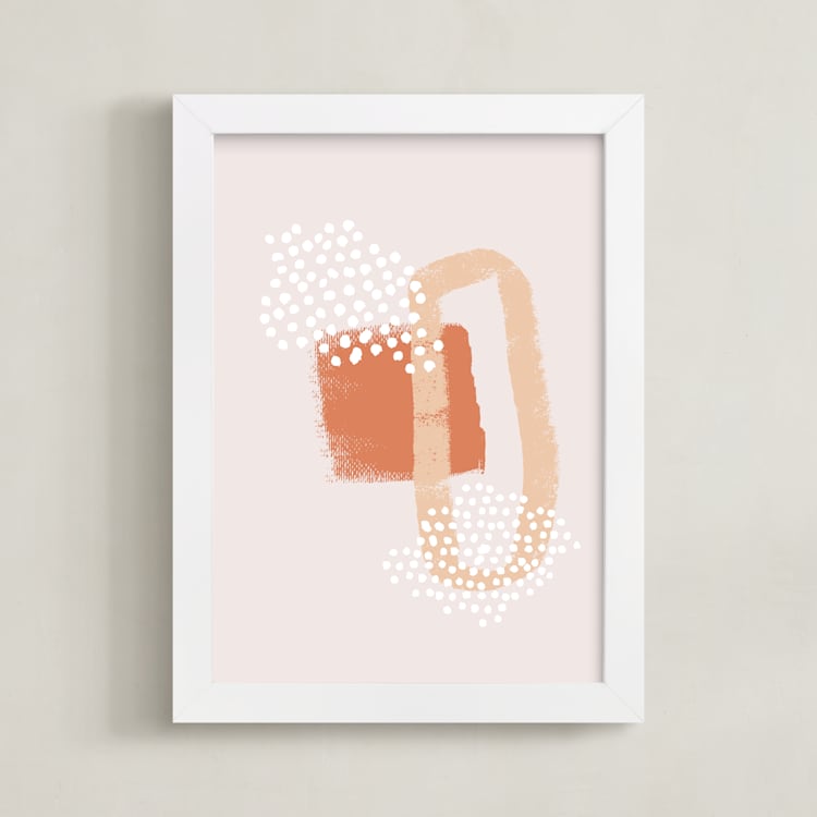 "Amber Gander I" - Art Print in Amber by Alicia Youngken - Framed