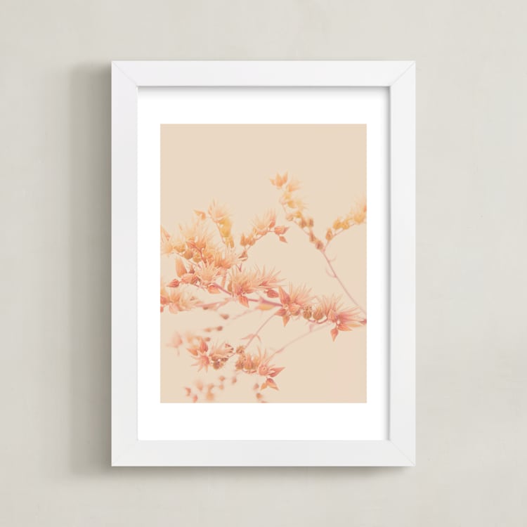 "Amore I" - Art Print in Blush Pink by Shawna Urban - Framed