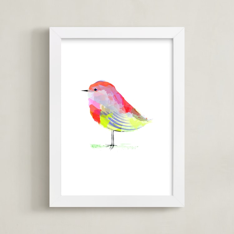 "Starburst" - Art Print in Warm Sunshine by Sara Shashani - Framed