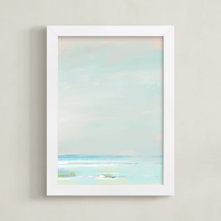 "Elemental 2" - Art Print in Sage by Eric Ransom - Framed