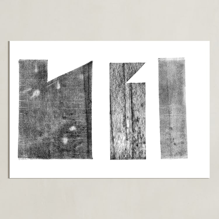 "When We Were Hidden II" - Art Print in Ink by Akweley Creative - Unframed