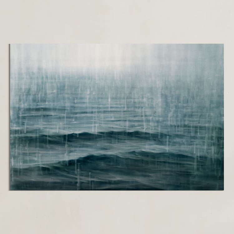 "Snows of Pend Oreille" - Art Print in Night by Brian Sostrom - Unframed