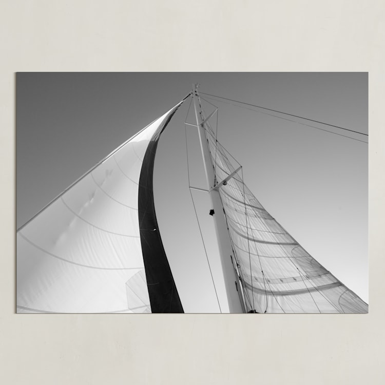 "Sail with Me" - Art Print in Metal by Crystal Lynn Collins - Unframed