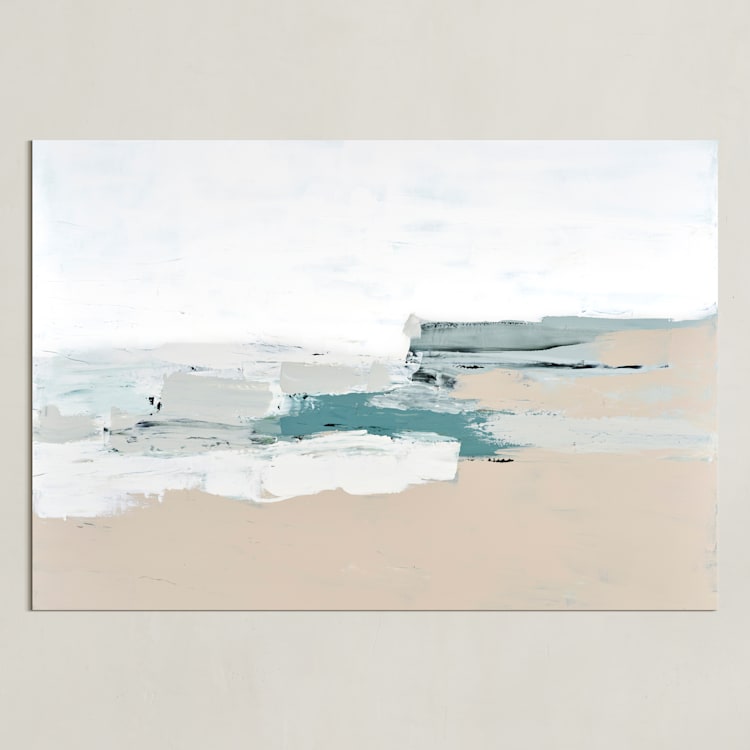 "Whitecaps" - Art Print in Cream by Caryn Owen - Unframed