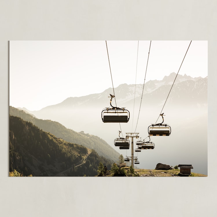 "Lift" - Art Print in Olive by Heather Deffense - Unframed