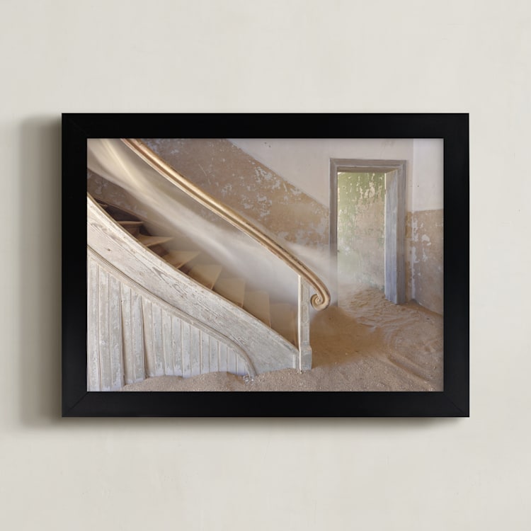 "Reclamation I" - Art Print in Sand by Gabrial Reising - Framed