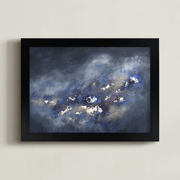 "I Don't Want More" - Art Print in Starlight by Christine Olmstead - Framed