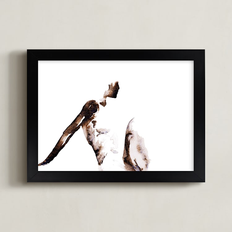 "Body" - Art Print in Mother Earth by Belia Simm - Framed