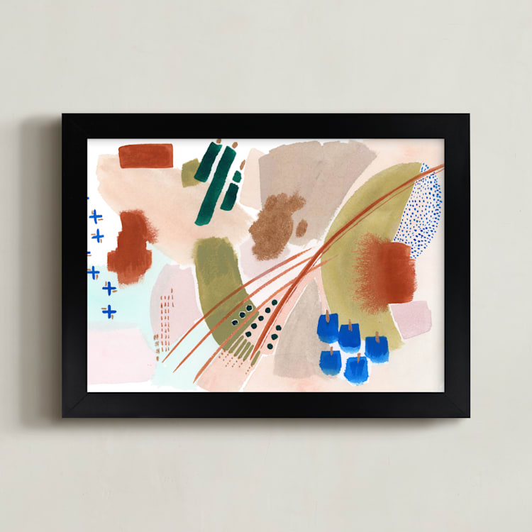 "Monument Colorado" - Art Print in Red Rocks by Erika Firm - Framed