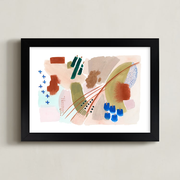 "Monument Colorado" - Art Print in Red Rocks by Erika Firm - Framed