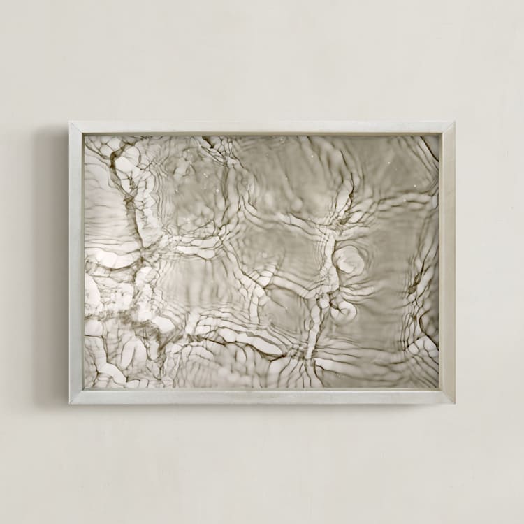"weight of water" - Art Print in Sepia by raven erebus - Framed