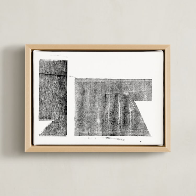 "When We Were Hidden I" - Art Print in Ink by Akweley Creative - Framed Canvas