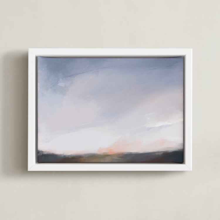"Reset" - Art Print in pewter by Eric Ransom - Framed Canvas