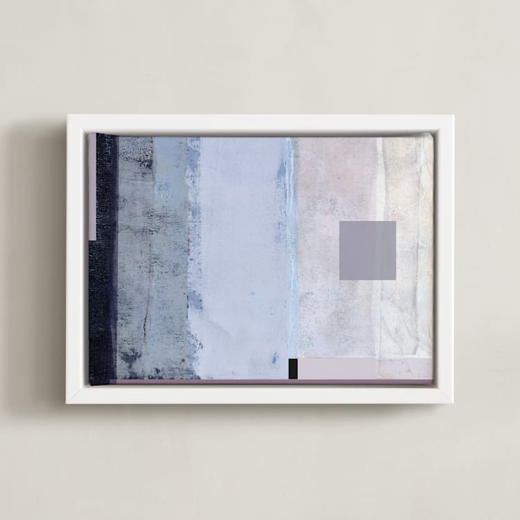 "Doors to my heart" - Art Print in Frost by Jaqui Falkenheim - Framed Canvas